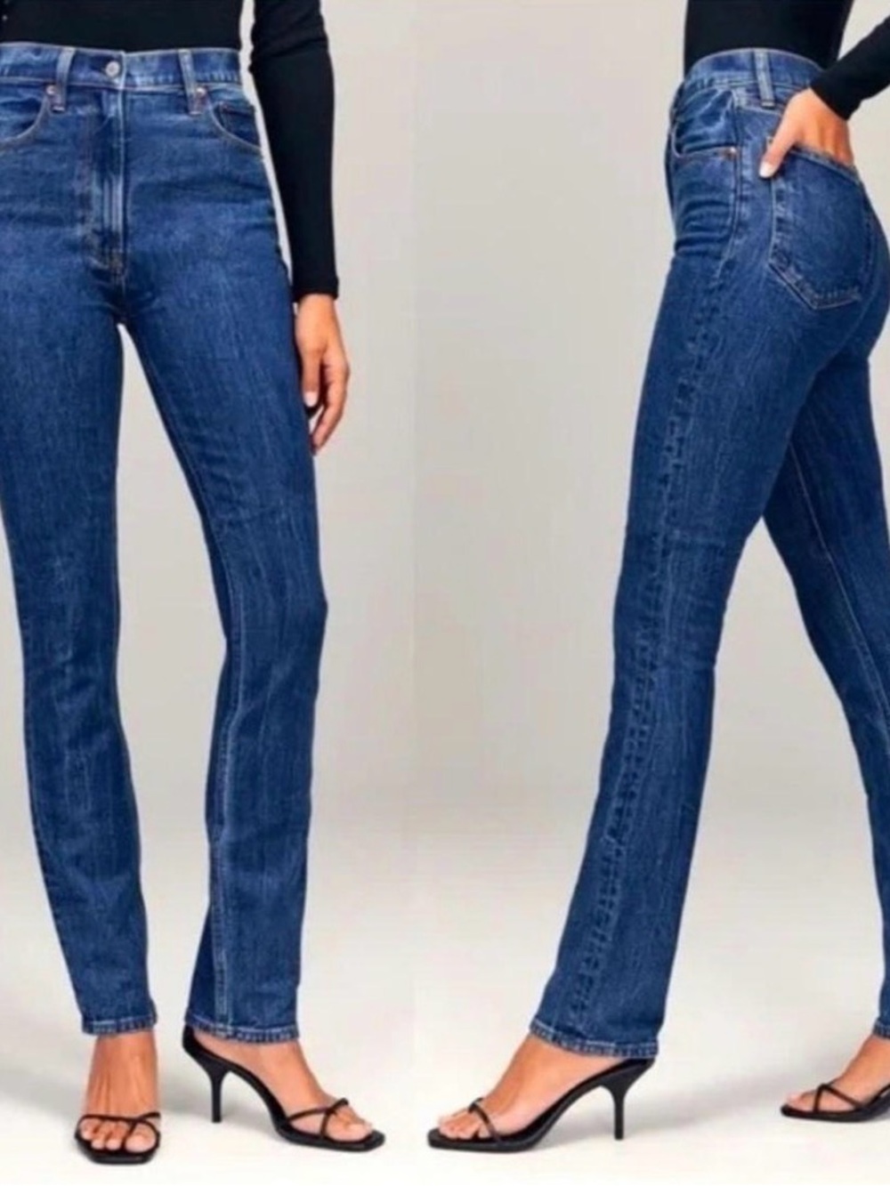 Abercrombie & Fitch Slim Straight Dark Blue Jeans